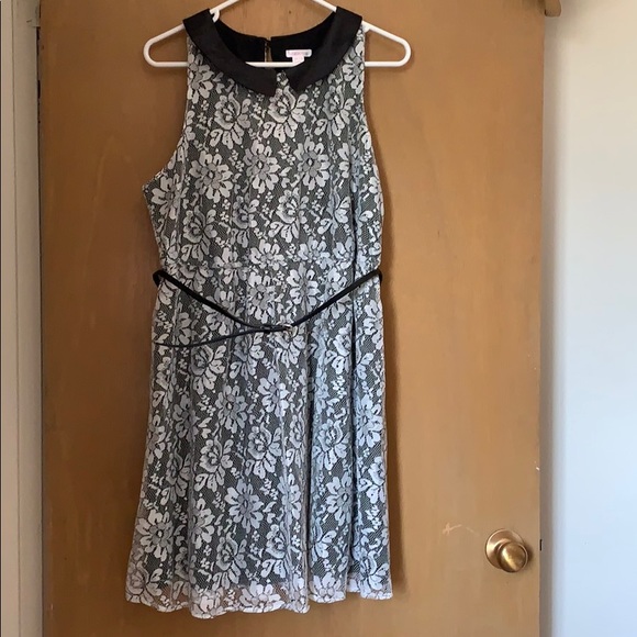 Xhilaration Lace Overlay Dress - Picture 1 of 7